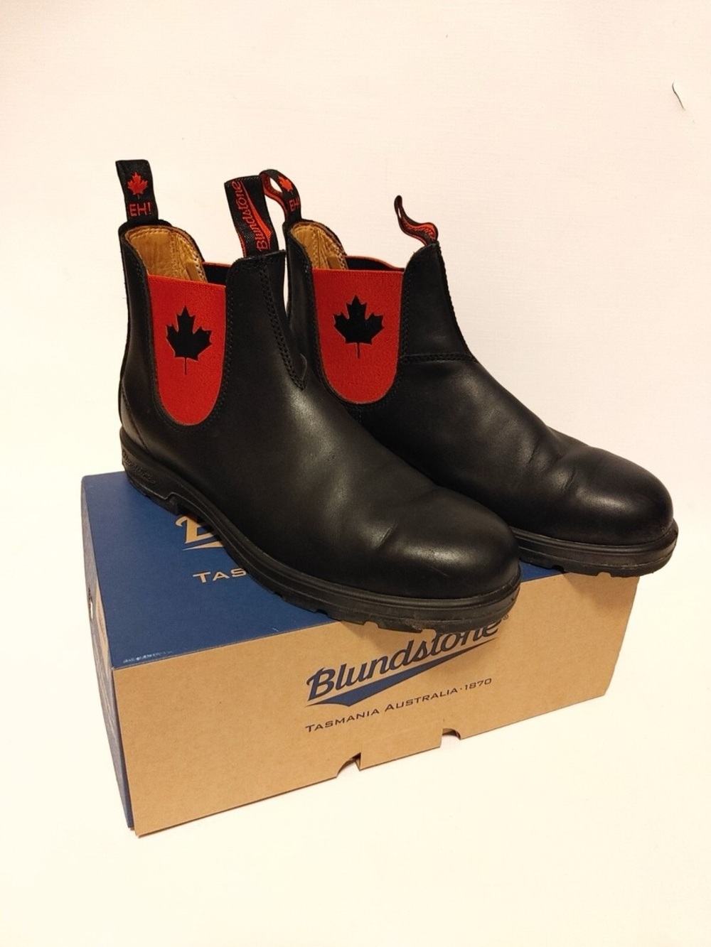 Blundstone Men's Black Leather Chelsea Boot